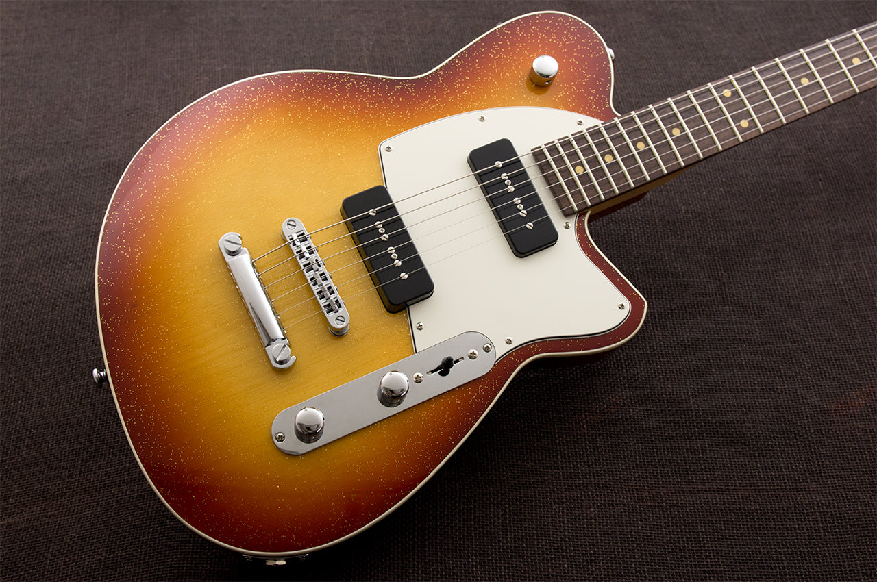 Reverend Charger 290 Guitar - Fire Burst Sparkle