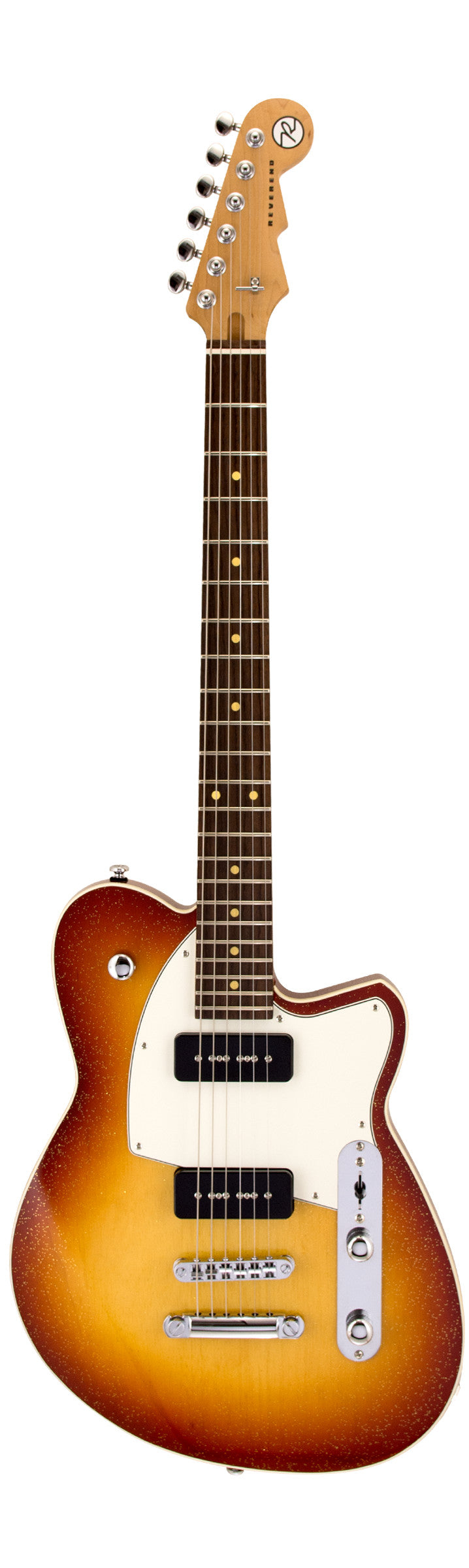 Reverend Charger 290 Guitar - Fire Burst Sparkle