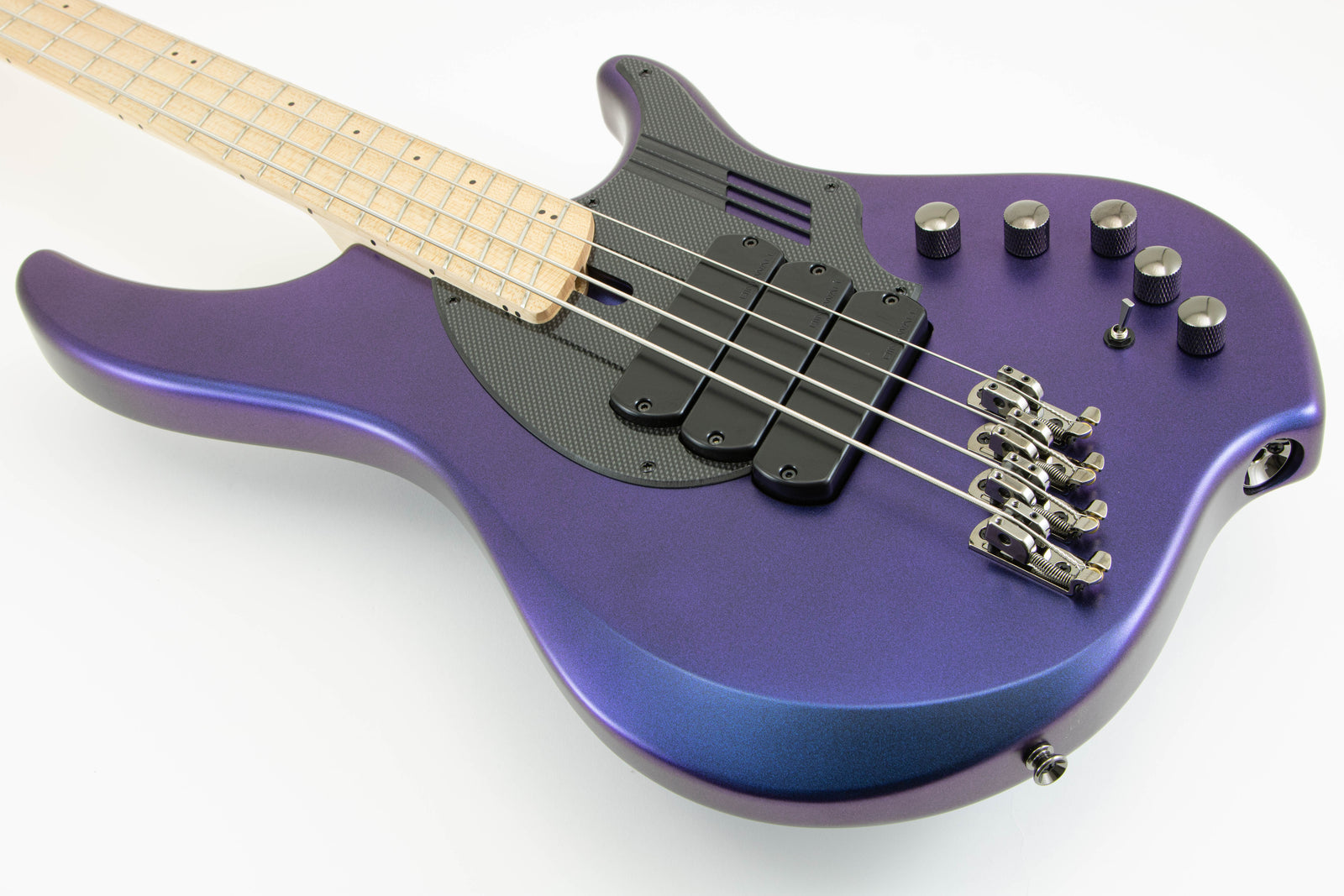 Dingwall NG-3 5-Str. Bass - Maple FB w/Bag - Matte Blue to Purple Colorshift