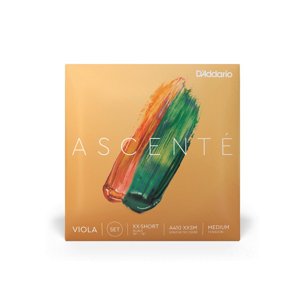 D'Addario Ascenté Viola String Set - XX-Short Scale - Med