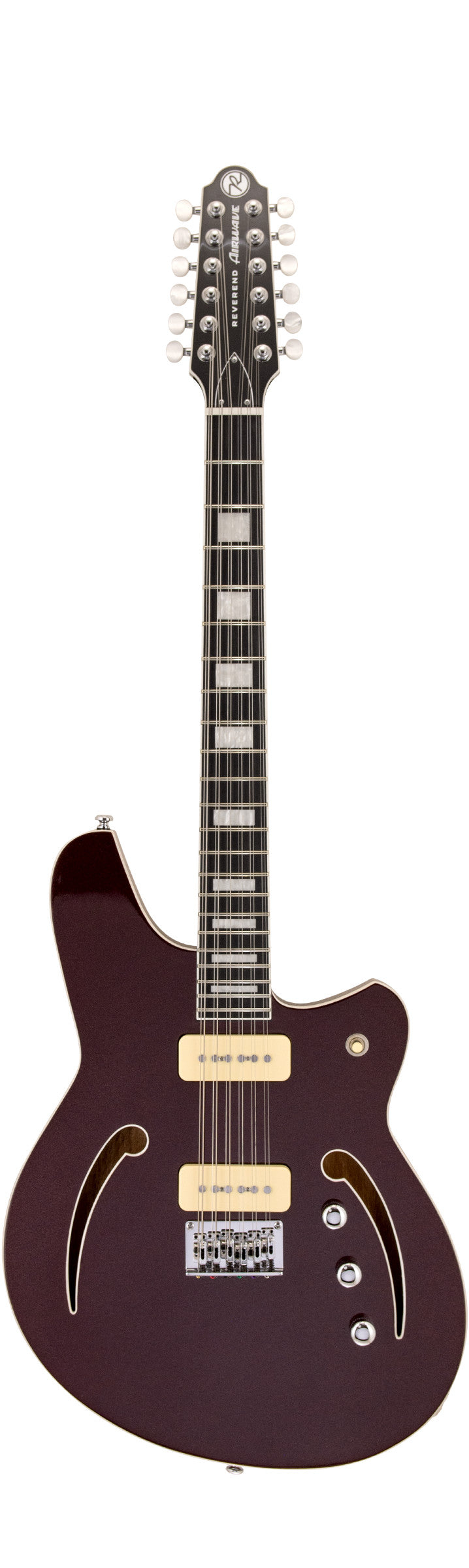 Reverend Airwave 12 String - Metallic Bordeaux