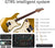 Mooer GTRS S800 Intelligent Electric Guitar w/bag - Gold