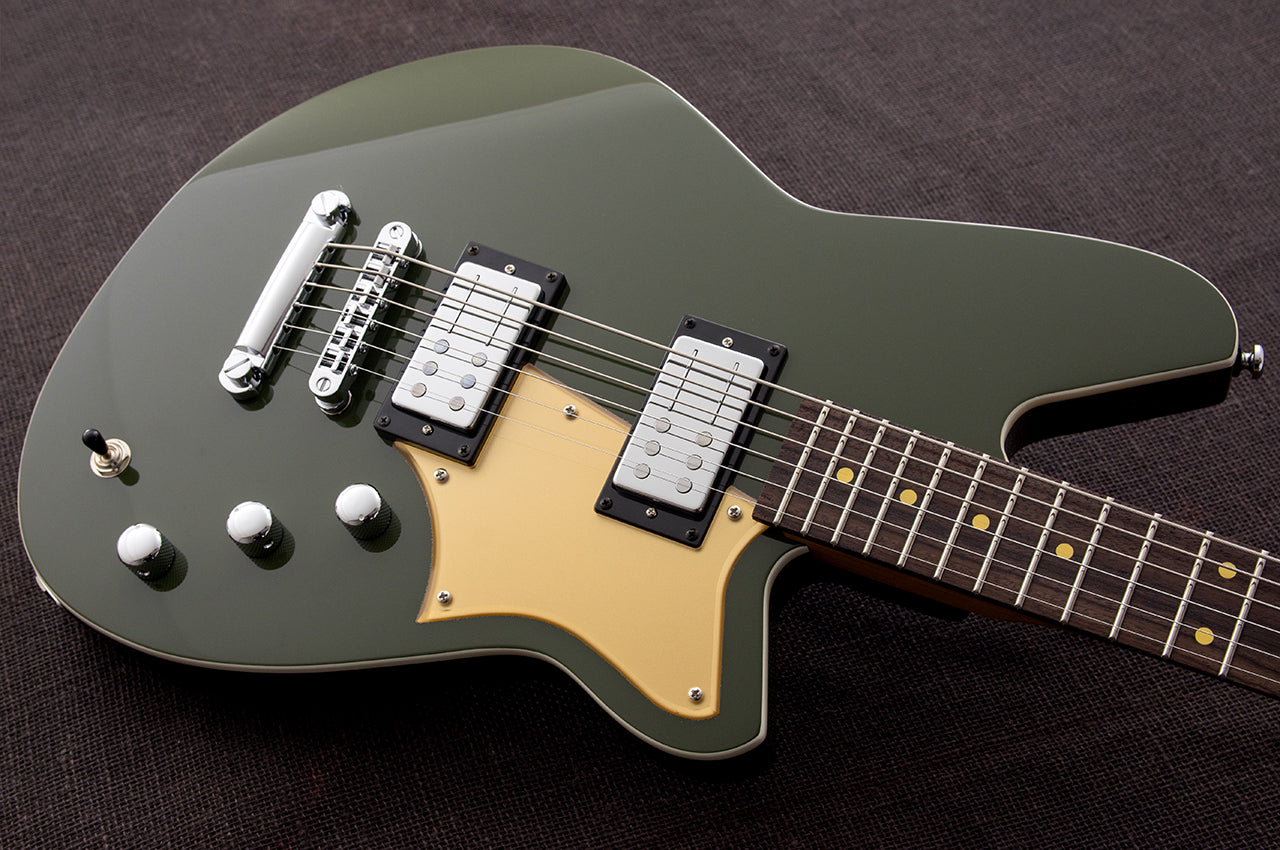 Reverend Descent RA (Baritone Guitar) - Army Green