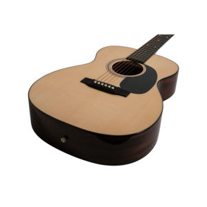 Recording King RO-318 All Solid 000, Aged Adirondack Top