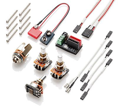 EMG Active PJ Bass Pickup Set - Black