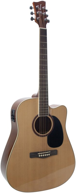 Used Jay Turser JTA524D-CE-N Dreadnaught Elec Acoustic Guitar - Natural