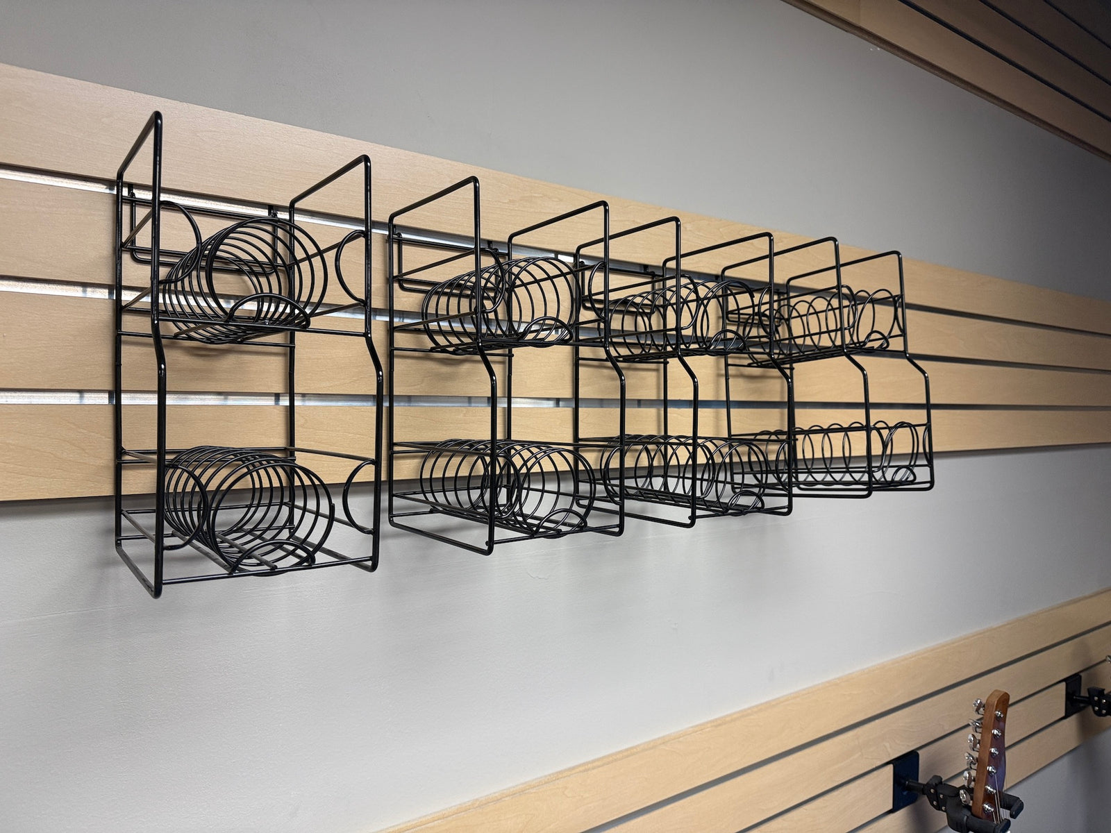 Empty Spring Guitar String Display - Qty 4