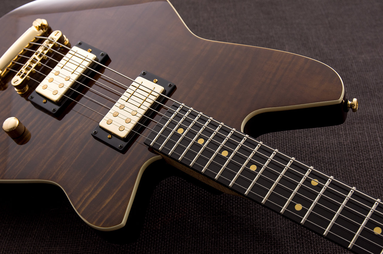 Reverend Descent RA (Baritone Guitar) 10th Anniversary - Dark Violin Brown (FM)