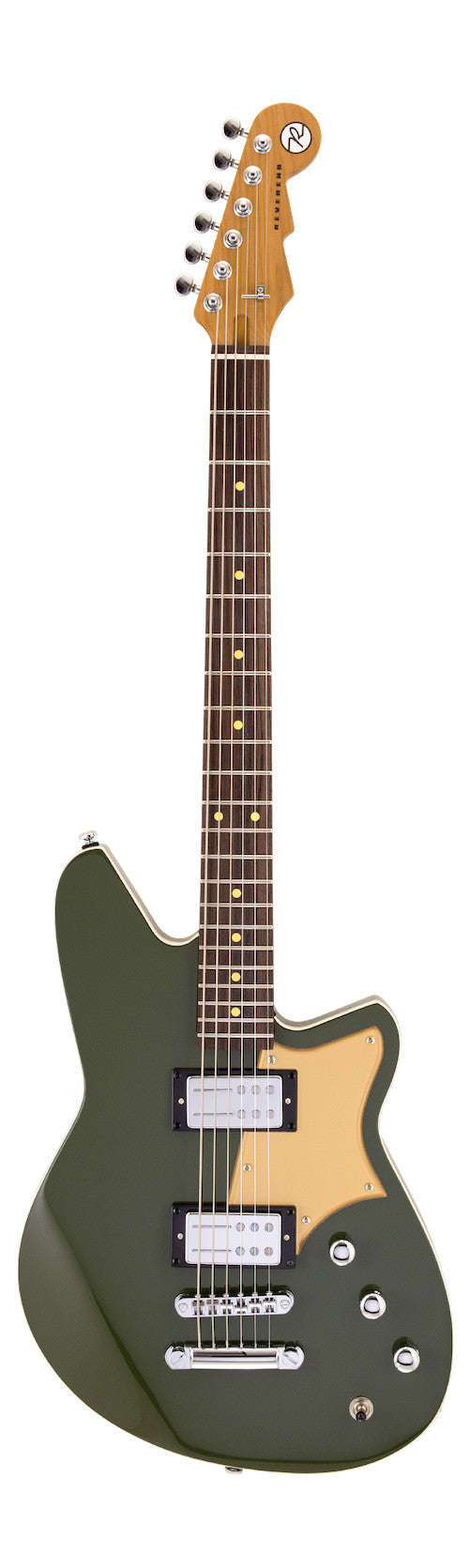 Reverend Descent RA (Baritone Guitar) - Army Green