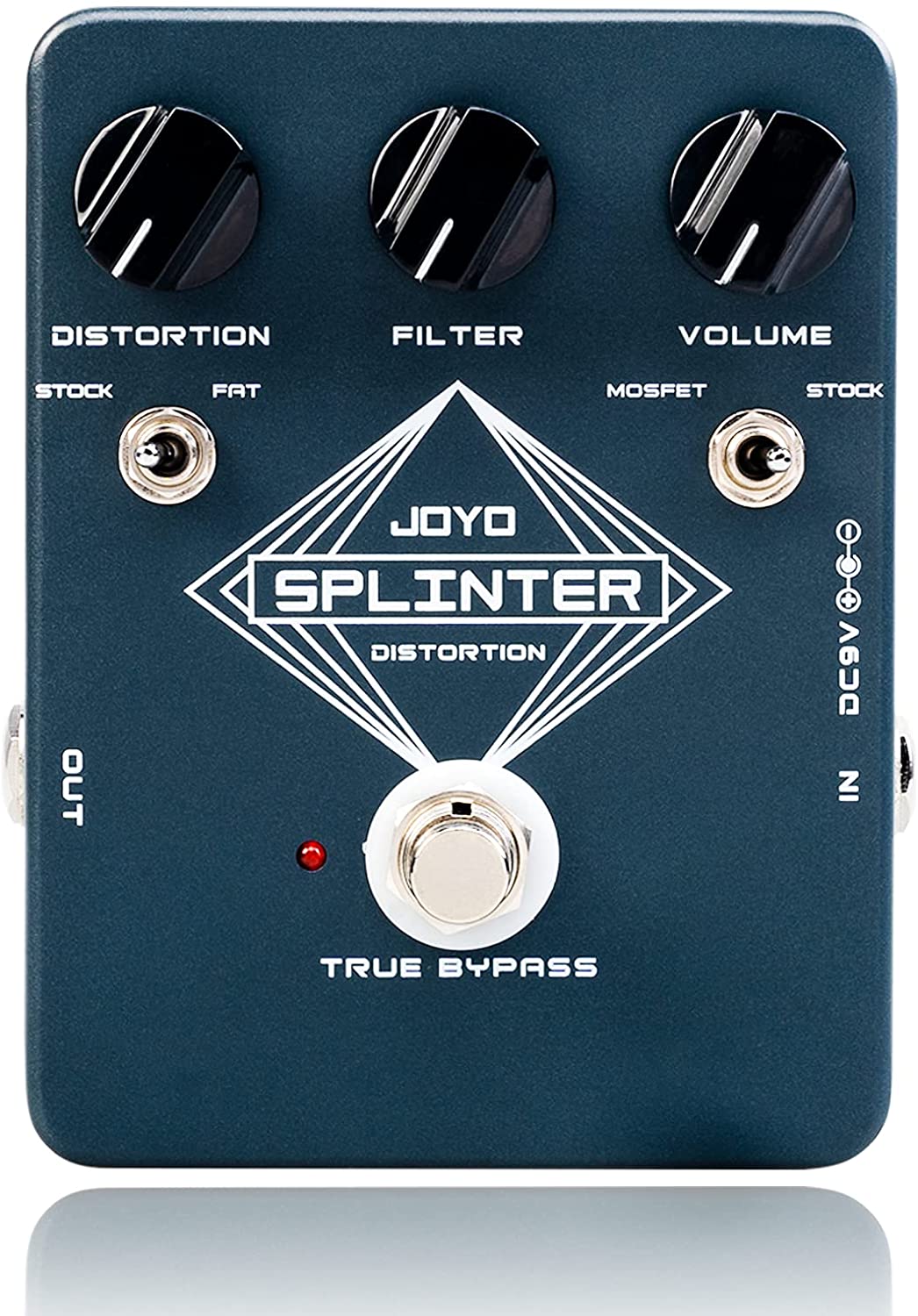 Joyo JF-21 Splinter Guitar Distortion Pedal with Selectable MOSFET Effect Pedal