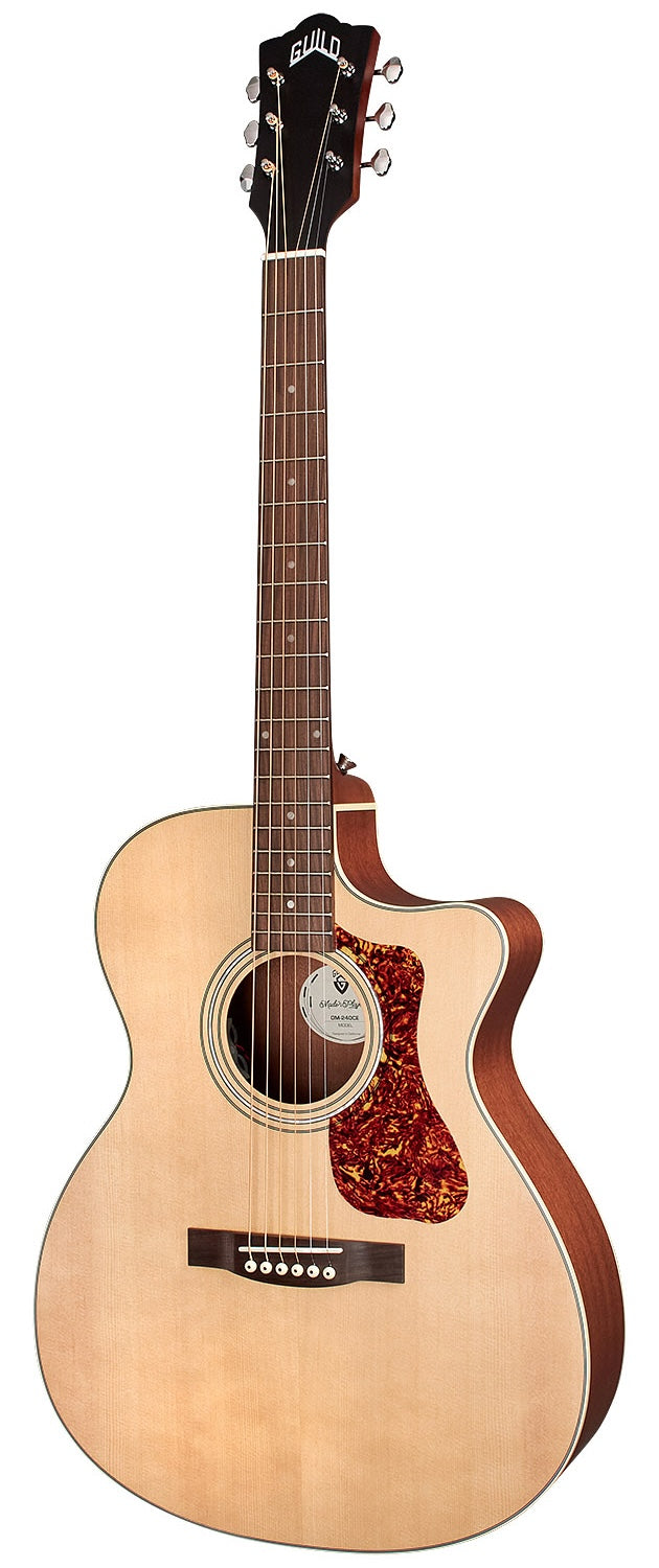 Guild OM-240CE Acoustic Elec Guitar - Natural