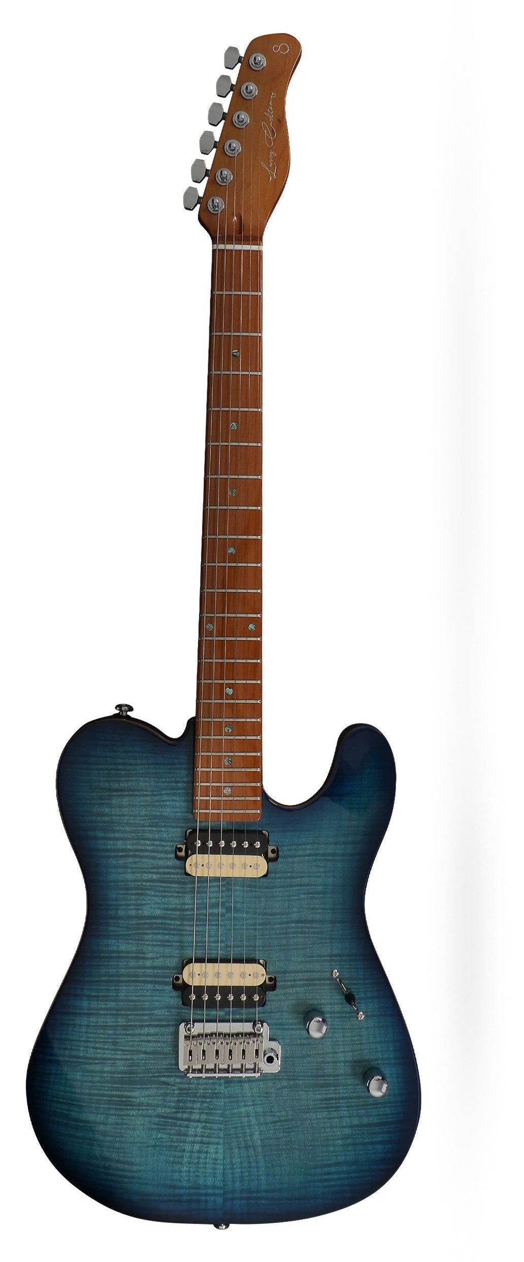 Larry Carlton T7 FM Sire Electric Guitar - Transparent Blue