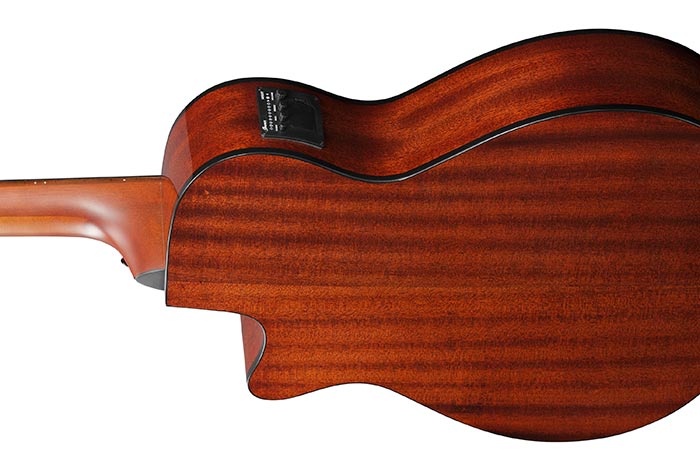 Ibanez AEGB24E-BKH Cutaway 4 String Acoustic Bass - Black High Gloss
