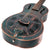 Recording King RM-993-VG Swamp Dog Resonator Parlor Guitar - Distressed Vntg Green