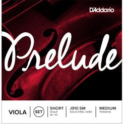 D'Addario J910 SM Prelude Viola String Set - Short Scale - Med