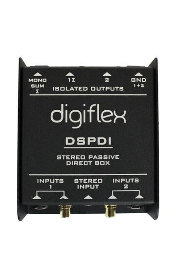 Digiflex DSPDI Stereo Passive DI Box -Dual Channel