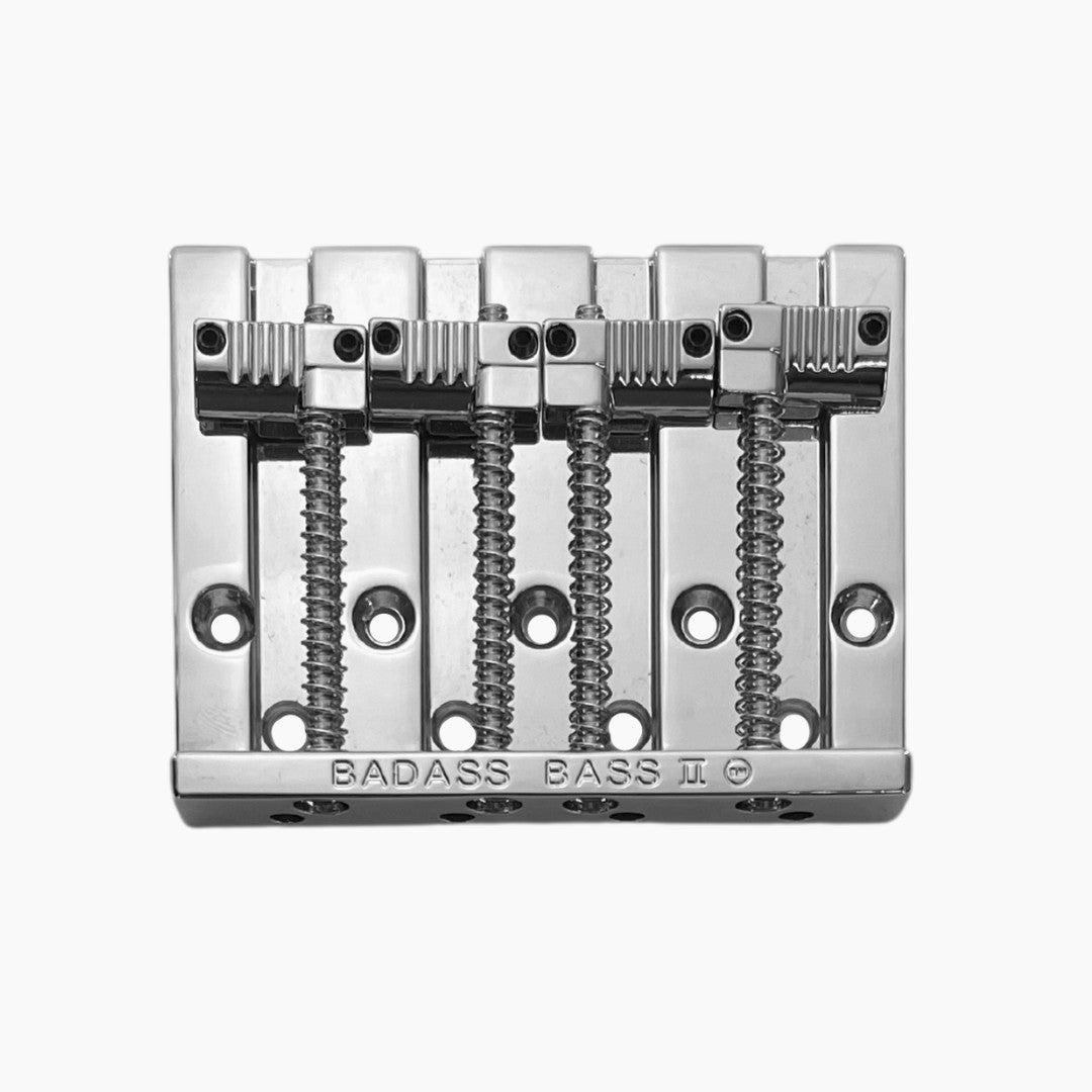 Leo Quan® Badass II™ 4-String Bass Bridge - Chrome