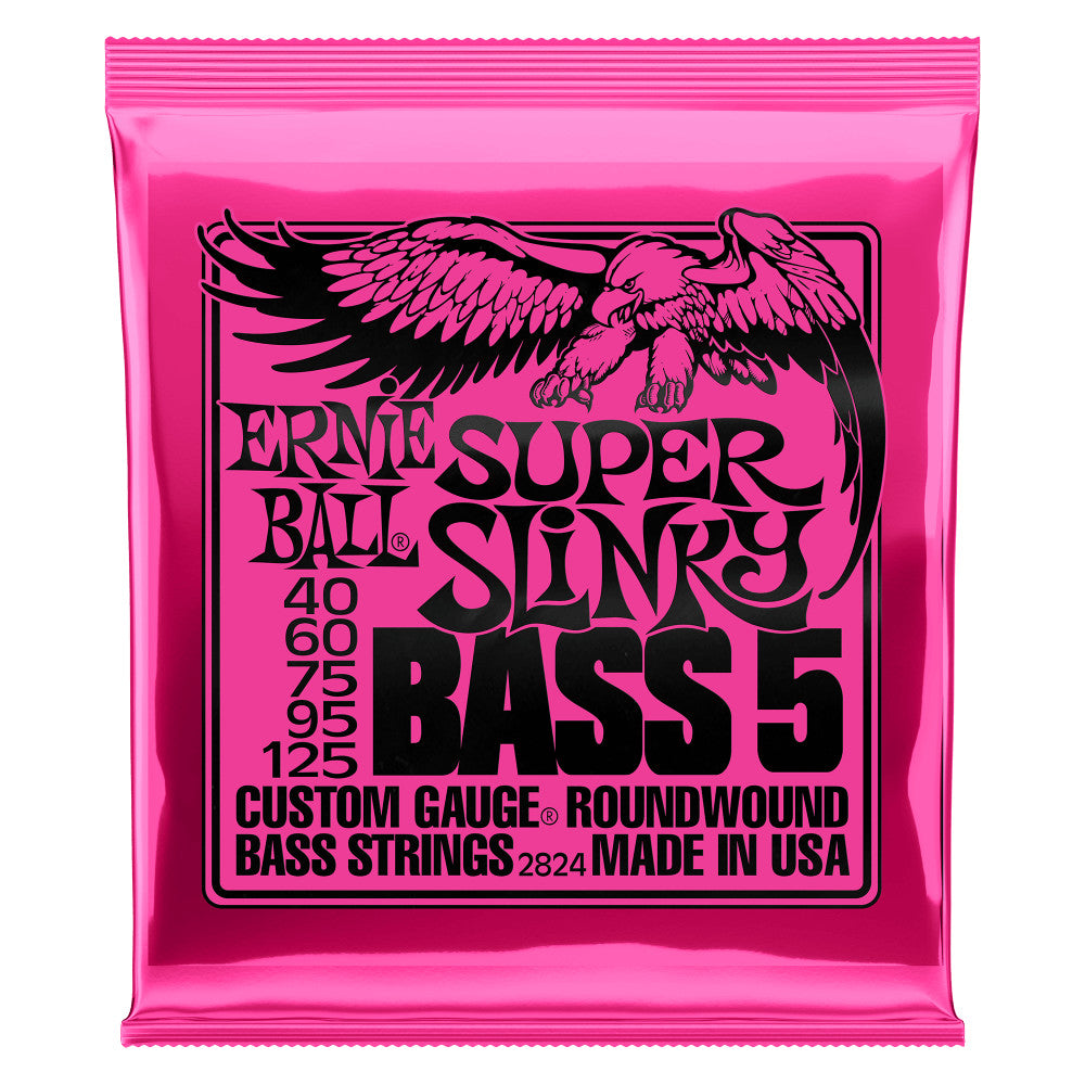 Ernie Ball 2824EB Super Slinky 5 String N W Electric Bass Strings