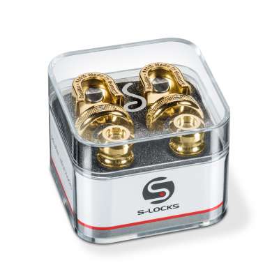 Schaller S-Lock Strap Lock - Gold