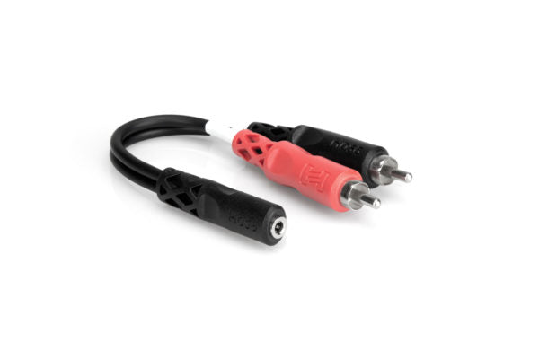 HOSA YMR-197 Stereo Breakout - 3.5 mm TRSF to Dual RCA