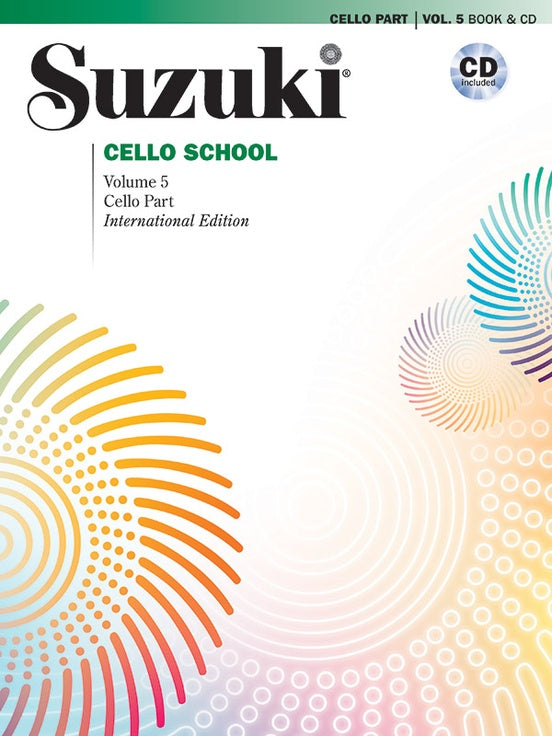 Suzuki Cello School - Vol 5 w/CD