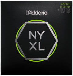 D'Addario NYXL45125 - Set Long Scale Bass - Lt Top / Med Btm - 5-String - 45-125