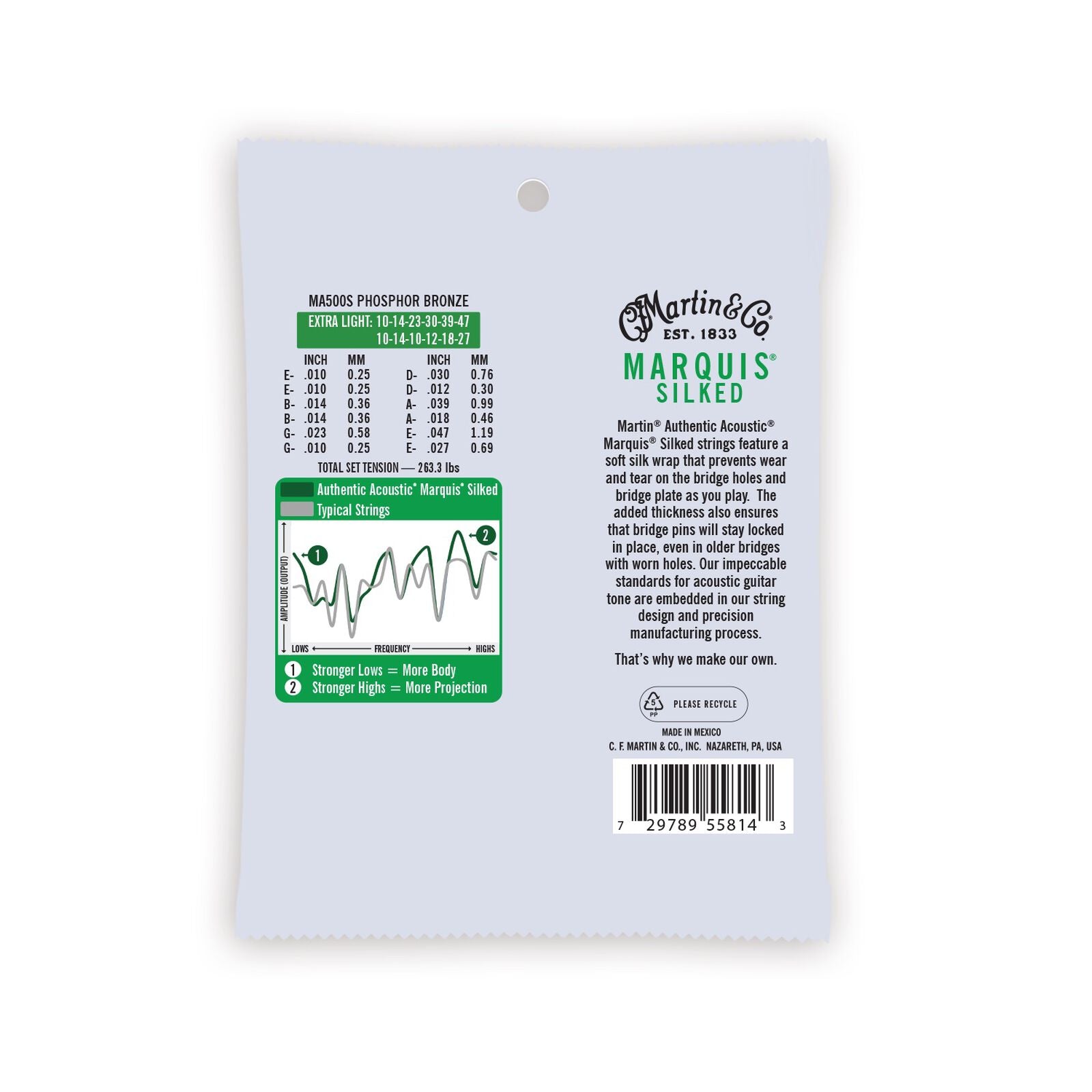 Martin MA500S Marquis Silked 12 Str. Phos. Bronze