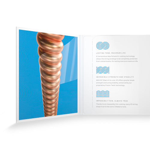 D'Addario XSAPB1253 Coated Phosphor Bronze Light 12-53