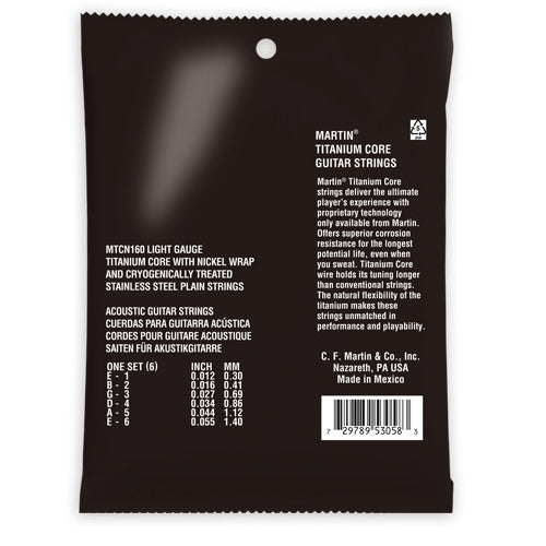 Martin CN160 Titanium Core Light