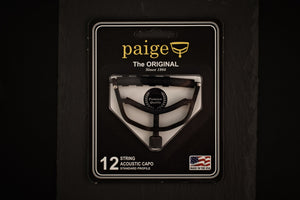 Paige 12 String Guitar Capo - Standard Profile Black