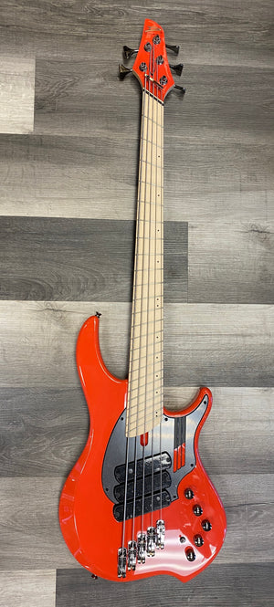 Dingwall NG-3 5-Str. Bass - Maple FB w/Bag -  Fiesta Red
