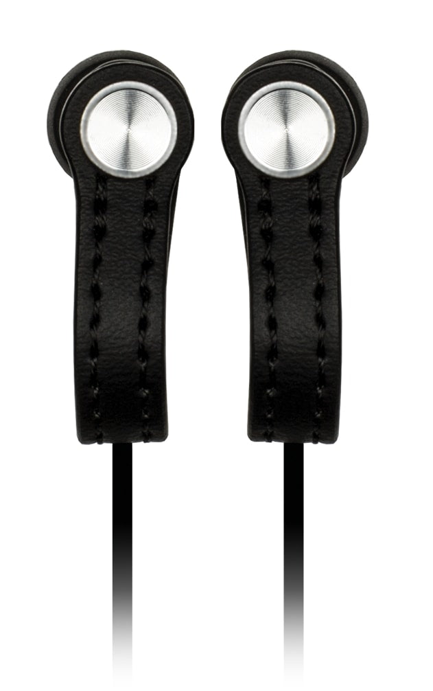 Meters Magnetics Wired In Ear HeadPhones Black Leather