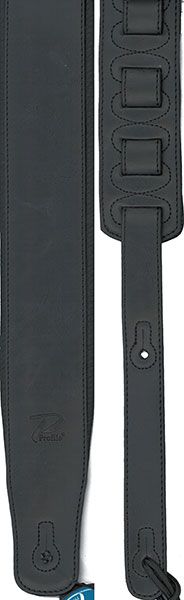 Profile 2.8'' Leather Strap W/ Foam Padding - Black