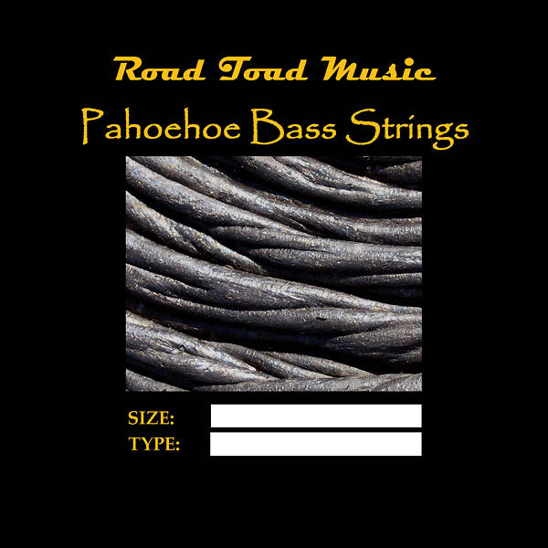 Pahoehoe U-Bass Strings Set - Black
