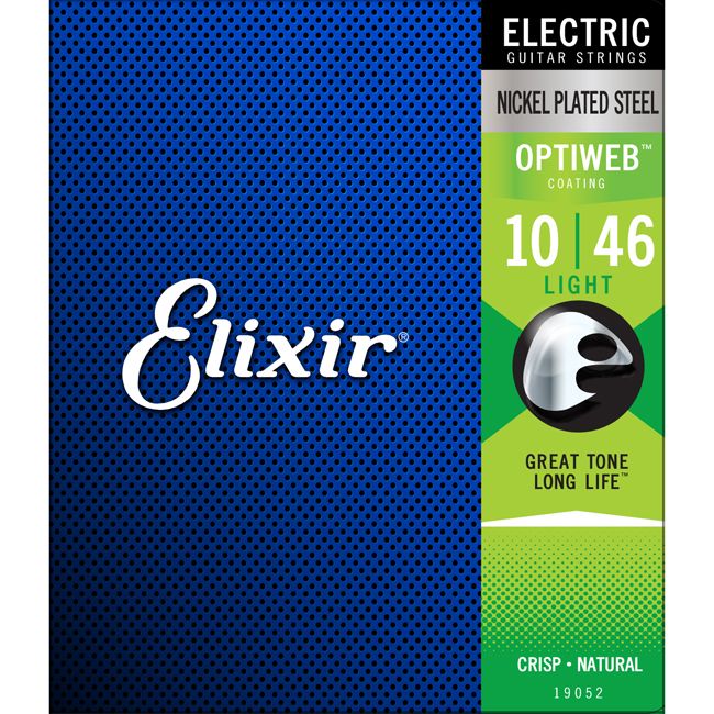 Elixir 19052 Electric  Strings with OPTIWEB Light 10/46