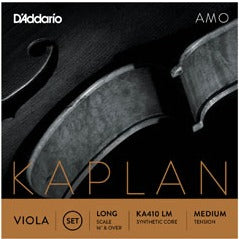 Kaplan Amo Viola String Set, Long Scale, Medium