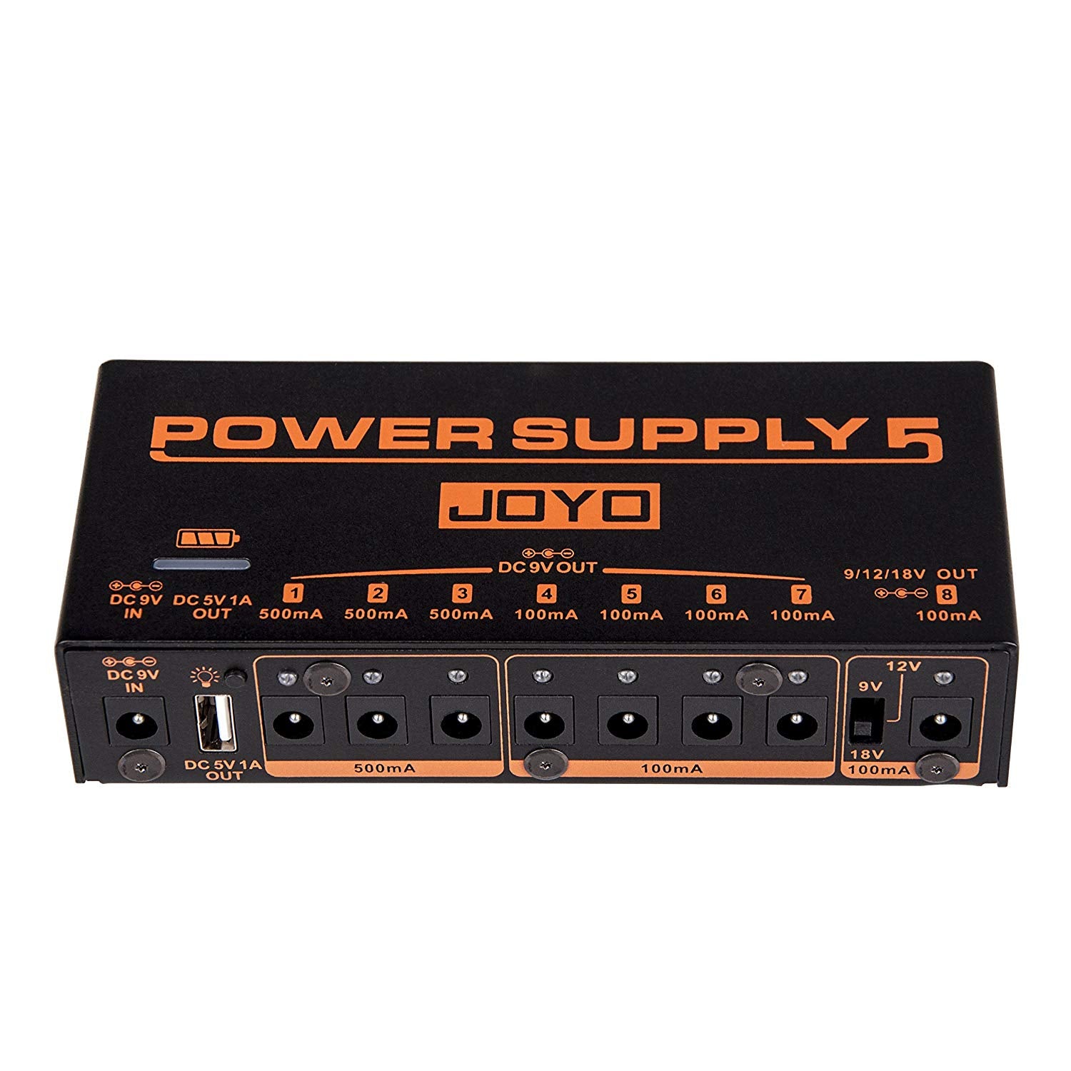 Joyo  JP-05 Power Supply 8 DC Outputs 1 USB ouput
