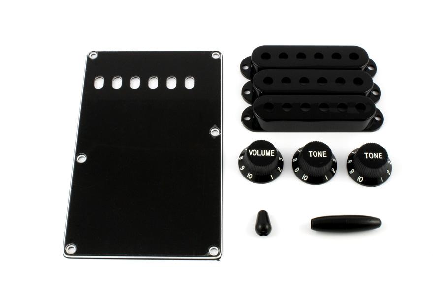 Accessory Kit for Stratocaster Allparts PG-0549-023 - Black