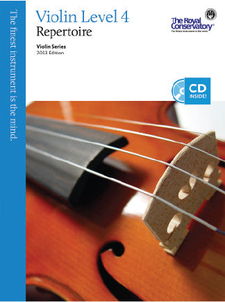 RCM Violin Repertoire Level 4 c/w CD 2013 ED