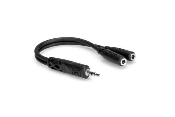 HOSA YMM-232 Y Cable - 3.5 mm TRS to Dual 3.5 mm TRSF