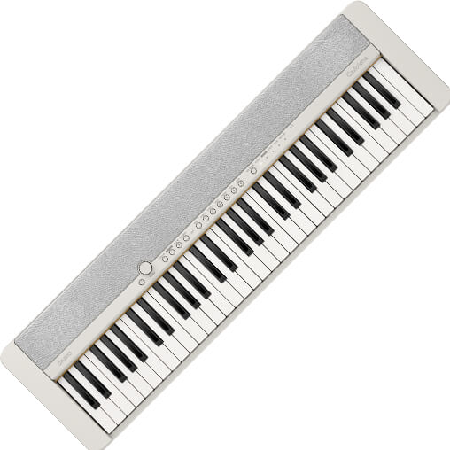 Casio CT-S1 WE Key Portable Keyboard Touch Response - White