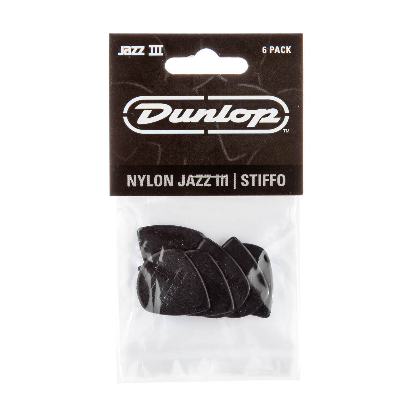 Dunlop 47P3-S Jazz III Stiffo Picks