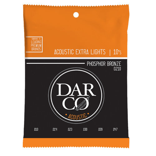 Martin Darco D210 Phosphor Bronze Acoustic Strings 10-47