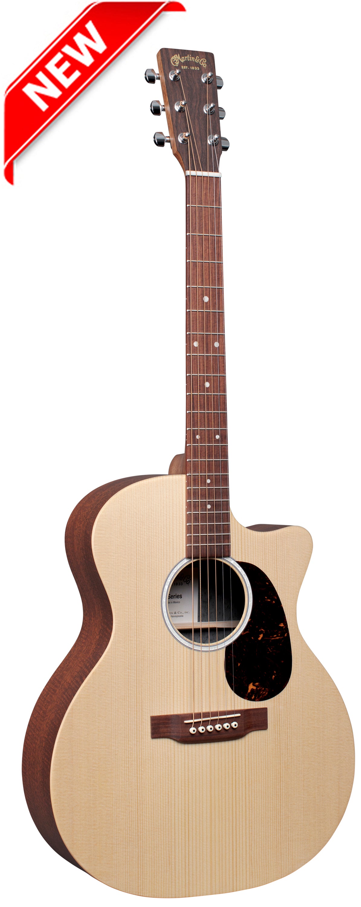 Martin GPC-X2E Mahogany HPL Guitar w/Gig Bag