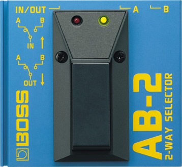BOSS AB-2 Footswitch 2-Way Selector