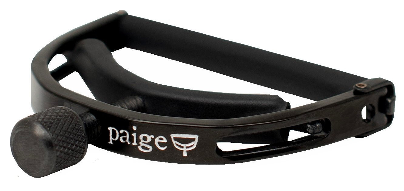 Paige 6 String Guitar Capo - Standard Profile Black