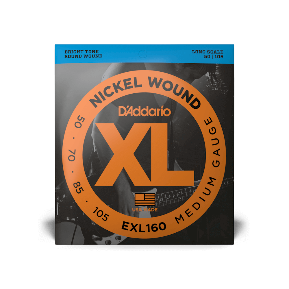 D'Addario EXL160 Nickel Wound Bass Medium 50-105 Long Scale