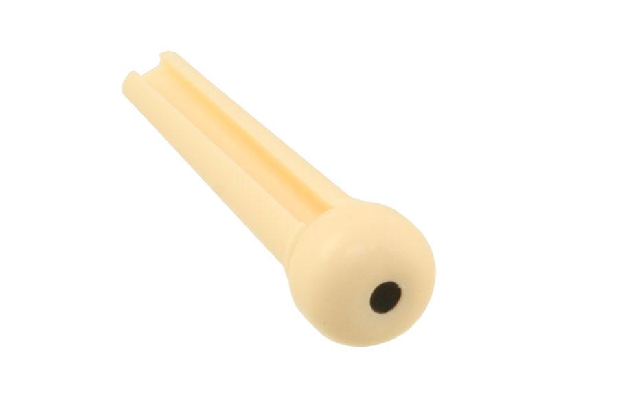 Plastic Dotted Bridge Pins (6 pcs.) - Cream - Allparts BP-0679-028