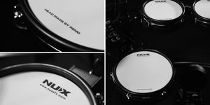 NUX DM-7X 9 Piece Full Mesh Digital Electronic Drum Set