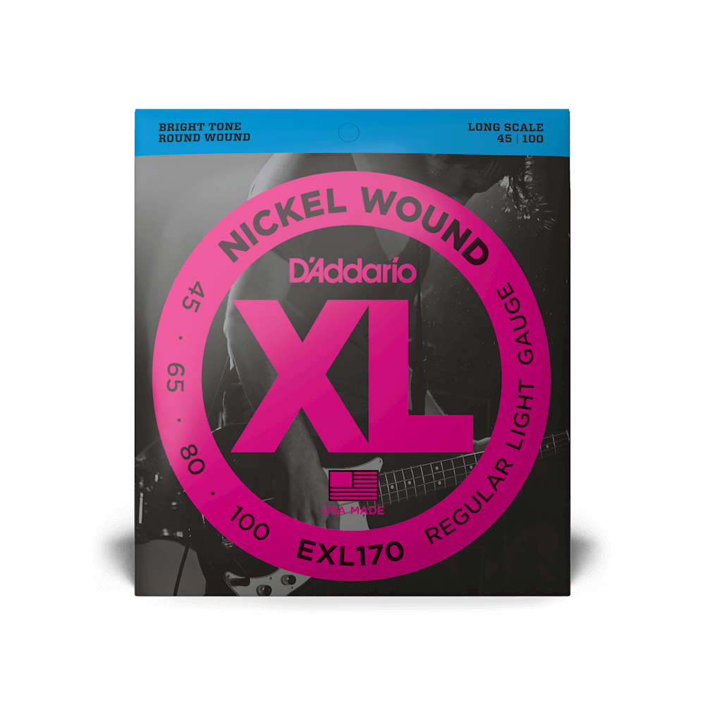 D&#39;Addario EXL170 Nickel Wound Bass Light 45-100 Long Scale